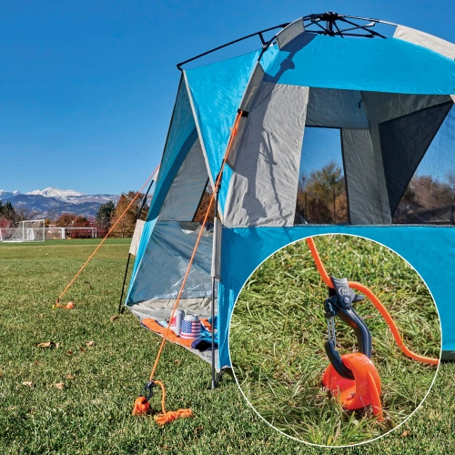 Outdoor - Nite Ize - Seilspanner CamJam mit SlideLock - Aluminium - Klein - Schwarz - CJSLS-01-R3 - Stahlkarabiner