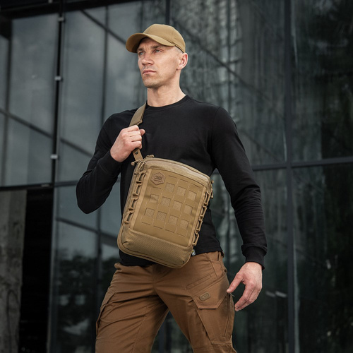 M-Tac - Laser Cut Hex Umhängetasche - Cordura - Coyote - 10241005 - Laptoptaschen - Rucksäcke