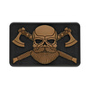 M-Tac - 3D-Emblem - Bearded Skull - Schwarz / Coyote - 51113205