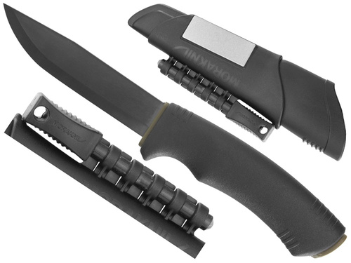 Outdoor - Morakniv - Bushcraft Survival - Kohlenstoffstahl - Schwarz - 11742 - Messer