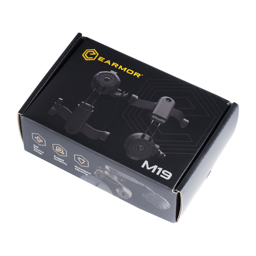 Sonstiges Zubehör - Earmor - Helmadapter für M32 Mark4 Gehörschützer - Schwarz - M19C MARK4