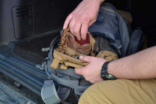 Helikon - Klettverschluss-Paneel Einsatz MOLLE Adapter 2 - Cordura - Shadow Grey - IN-MA2-CD-35 - Sonstige - Ausrüstung