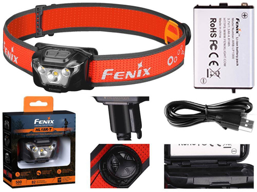 Outdoor - Fenix - LED Stirnlampe HL18R-T mit Akku - 1300 mAh - 500 Lumen - 039-476 - LED-Taschenlampen