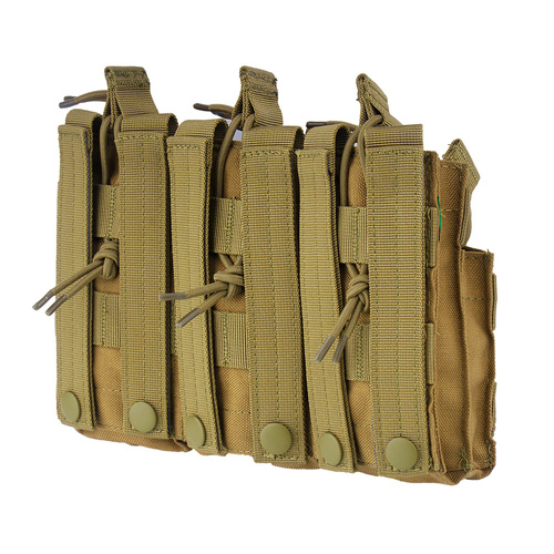 Magazin & Munitionstaschen - Condor - Magazintasche MOLLE AR15 - Verdreifachen - Coyote Brown - MA44-498