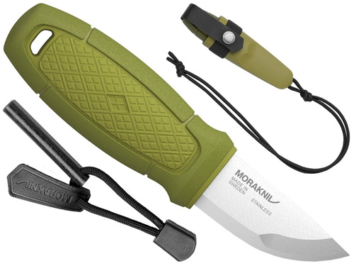 Morakniv - Eldris Feuer Starter Hals-Messer-Kit - Grün - 12633 - Messer - Outdoor