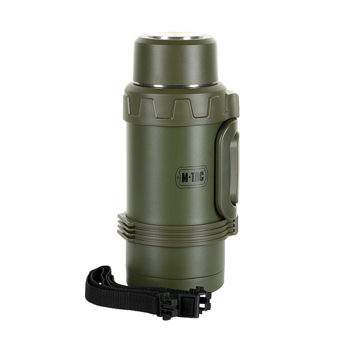 Outdoor - M-Tac - Reisethermoskanne aus Edelstahl - 1600 ml - Olive - UN-G05-1600A - Tassen & Thermoskannen