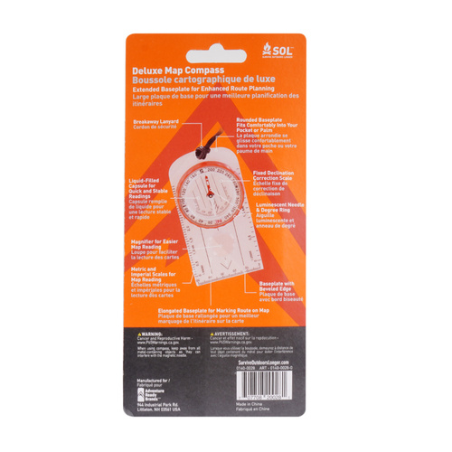 SOL - Deluxe Map Compass - 0140-0028 - Kompasse - Outdoor
