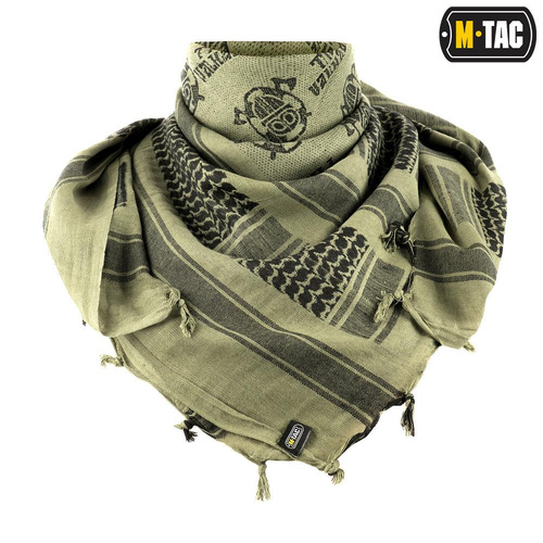 M-Tac - Shemagh Schal Til Valhalla - Olive / Schwarz - 40907001 - Headwraps, Shemags & Schals