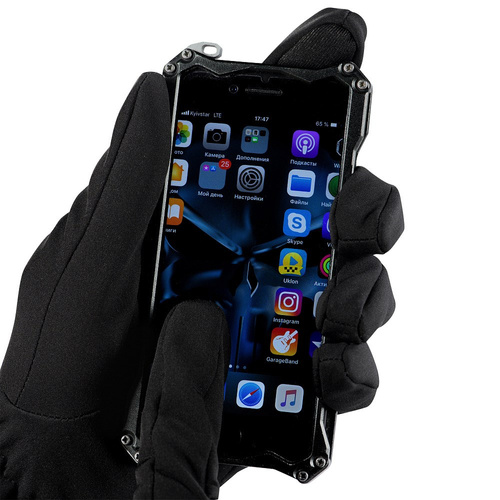 Winterhandschuhe - M-Tac - Winter-Softshell-Handschuhe - Schwarz - 90010002