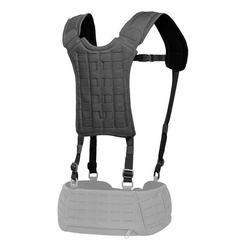 MOLLE Gürtel & Tragegestelle - Templars Gear - H-Harness 4-Punkt Taktische Hosenträger - MOLLE - PL Woodland - TG-H-HAR-4-WZ93