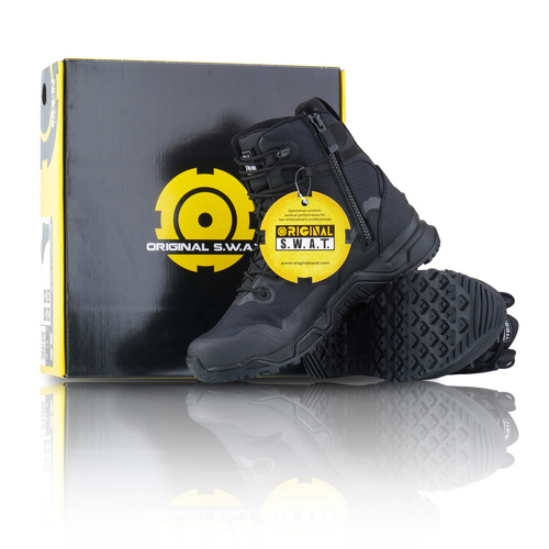 Altama - Militärstiefel mit seitlichem Reißverschluss SWAT Alpha Fury 8 '' - Hoch - Schwarz - 177501 - Militärstiefel