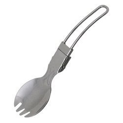 MFH - Klappbarer Outdoor Löffel / Gabel - Edelstahl - 33434