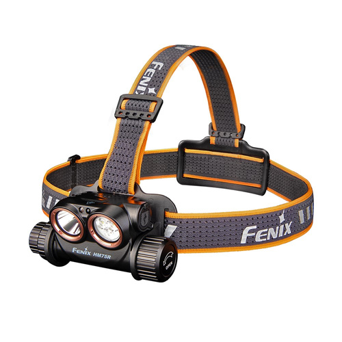 Fenix - LED-Stirnlampe ohne Tablett - Schwarz/Gelb - HM75R SE - LED-Taschenlampen
