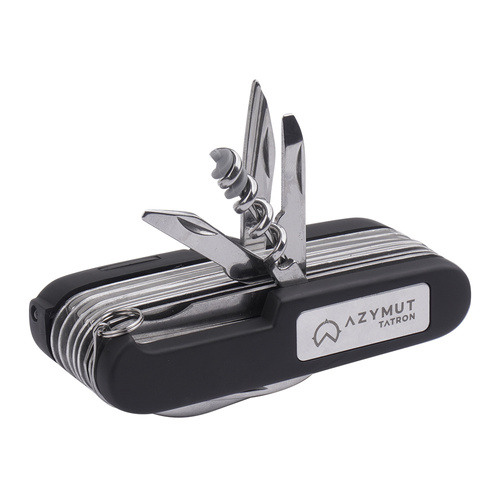 Taschenmesser & Schweizermesser - Azymut - Tatron Taschenmesser - 25 Werkzeuge - Schwarz - HK20017BL