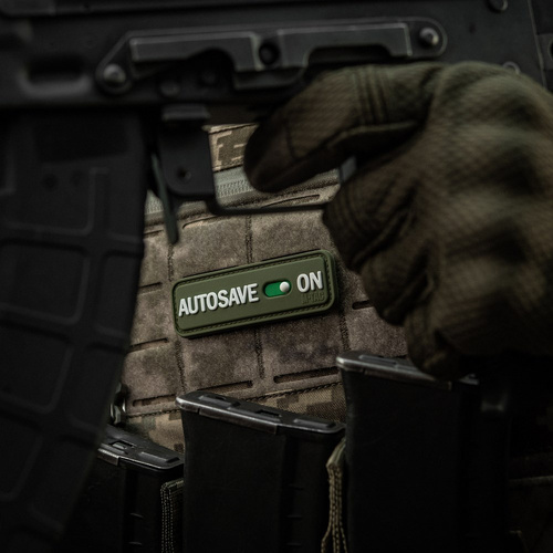 3D PVC Morale Patches - M-Tac - Moral Patch Autosave PVC - 3D - Olive - 51116701