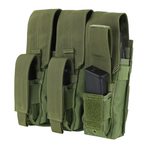 Condor - MOLLE AK-Magazinetasche Kangaroo - Verdreifachen - Coyote Brown - MA72-498 - Magazin & Munitionstaschen - Ausrüstung
