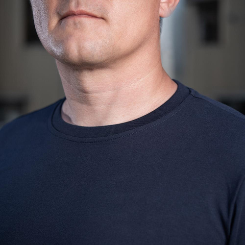 Bekleidung - M-Tac - Militärisches Langarm-T-Shirt - Dunkles Marineblau - 20067015 - Militär-T-Shirts