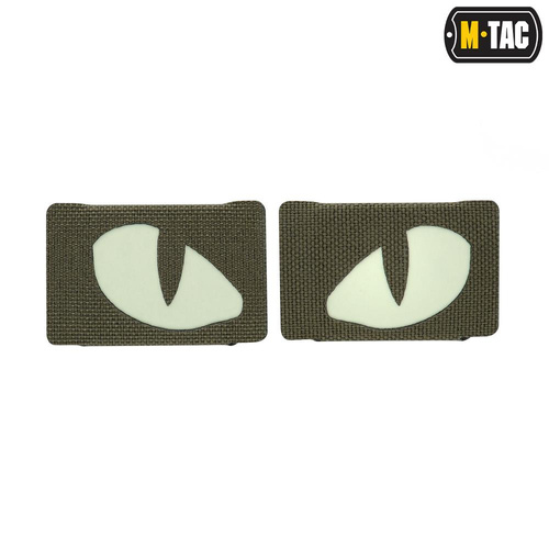 Andere - M-Tac - Tiger Eyes Laser Cut Reflektierende Flecken - Paar - Ranger Green - 51140023