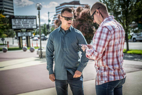 Hemden & Pullover - Helikon - Trip Lite Hemd - Polyester - Silver Mink - KO-TRI-PS-69