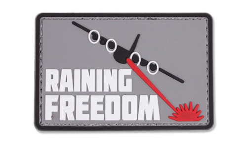 4TAC - PVC-Aufnäher - Regnerische Freiheit -  3D PVC Morale Patches
