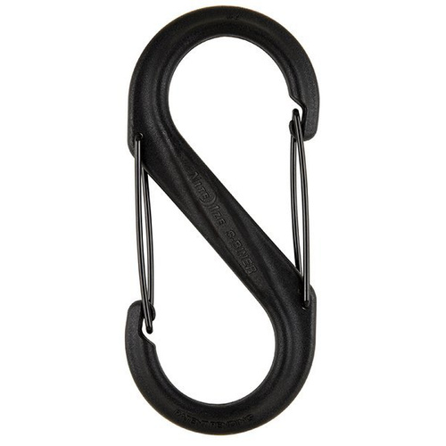 Kunststoffkarabiner - Nite Ize - S-Biner® Kunststoff-Doppelkarabiner #6 - Schwarz - SBP6-03-01BG