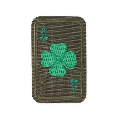 M-Tac – Lucky Card Patch – Cordura 500D – Kleeblatt – Ranger Green – 51391023 - Andere