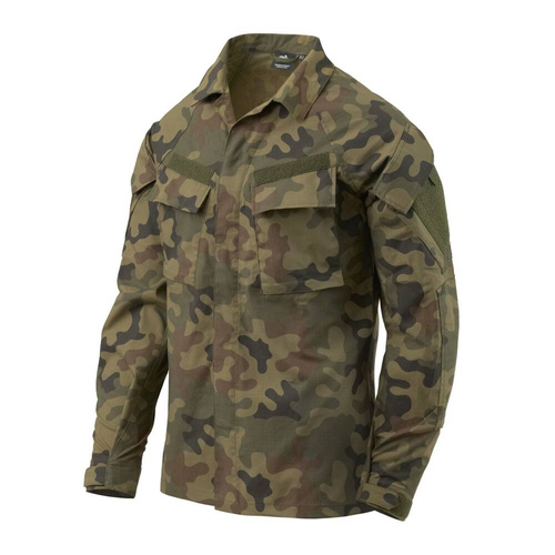 Helikon - Militär-Sweatshirt Raid - Ripstop - 8 Taschen - Wz. 93 PL Woodland - BL-RAD-SP-04 - Hemden & Pullover