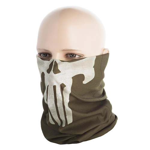 M-Tac - Punisher Leichtes Halstuch - Olive - HLI-PB-OD - Headwraps, Shemags & Schals
