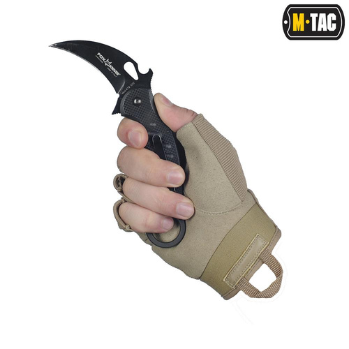 M-Tac - Assault Tactical Mk.3 Fingerlose Handschuhe - Khaki - 90213004 - Taktisch Handschuhe - Bekleidung