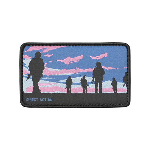 Direct Action - Aufnäher Sonnenuntergang - Schwarz - PA-SUNS-PES-BLK - Andere