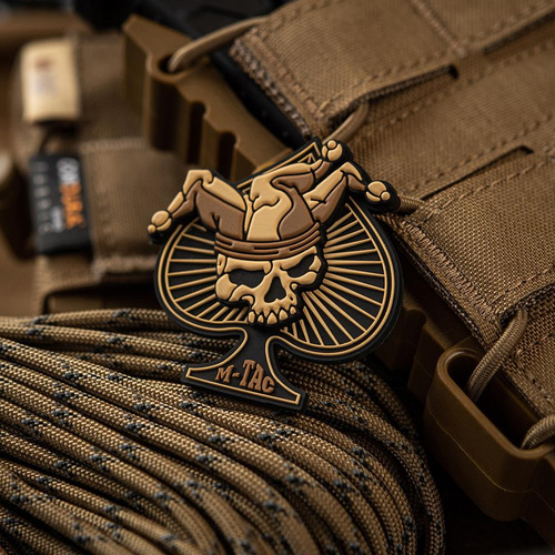 M-Tac – Ace of Spades-Patch – PVC 3D – Coyote – 51108205 - 3D PVC Morale Patches - Verschiedenes