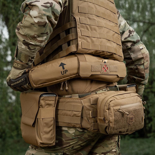 M-Tac - Rool Elite Abnehmbares Taktisches Erste-Hilfe-Set - Coyote - 51700005 - Medic Taschen