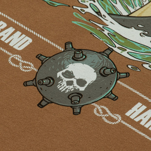 M-Tac - Surf Club T-Shirt - Coyote Brown - 80062017 - T-Shirts - Bekleidung