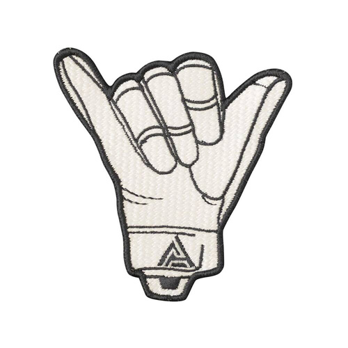 Direct Action - Aufnäher Shaka - Weiß - PA-SHKA-PES-WHT - Patches