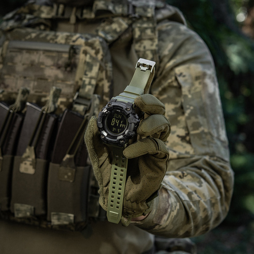 Verschiedenes - M-Tac - Taktische Uhr 2037 - LED - 5 ATM - Grün - 50007001 - Uhren