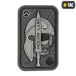 M-Tac - Moralabzeichen - Molon Labe Ace 3D PVC - Grau - 51127011.