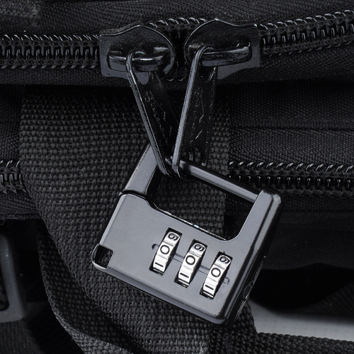 Schnallen - Mil-Tec - Combination Lock Vorhängeschloss - Schwarz - 15925100