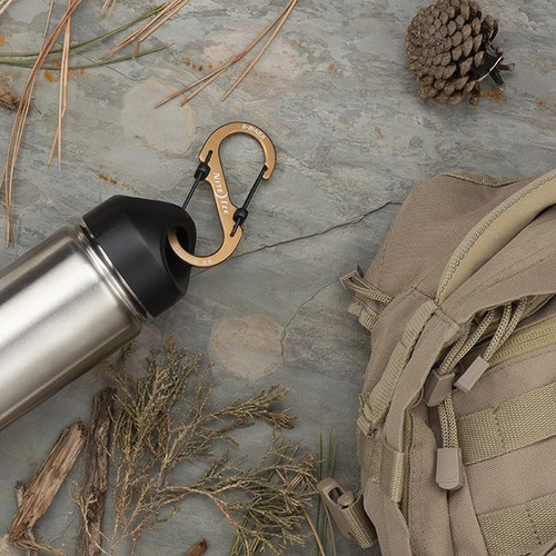 Nite Ize - S-Biner® SlideLock® Aluminium #4 - Orange - LSBA4-19-R6 - Aluminiumkarabiner - Outdoor