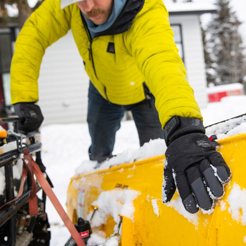 Winterhandschuhe - Mechanix - ColdWork WindShell Windabweisende Handschuhe - Grau / Schwarz - CWKWS-58