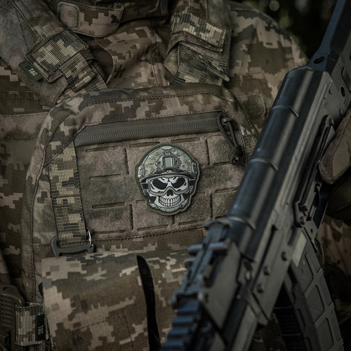 M-Tac – Emoji-Patch Nr. 2 Schädel – PVC 3D – Camo – 51353502 - Andere