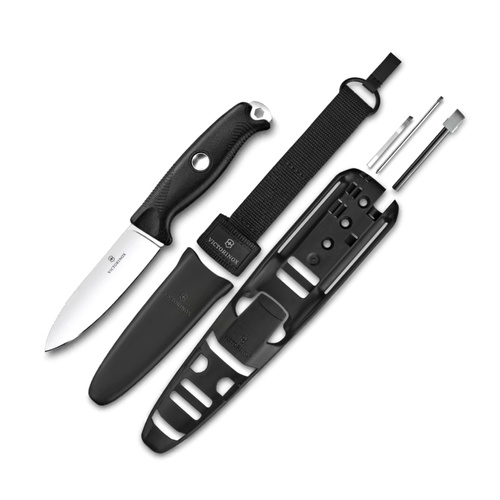 Victorinox - Feststehendes Messer Venture Pro - Sandvik 14C28N - Schwarz - 3.0903.3F - Messer
