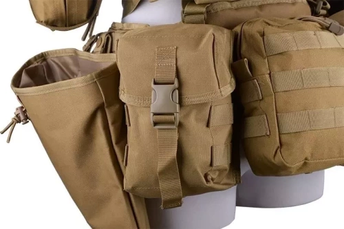 GFC Tactical - Cargo Pouch mit Schnalle - Nylon - Olive - GFT-19-018398 - Universal & Cargo Taschen