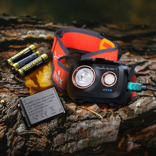 LED-Taschenlampen - Fenix - HL32R-T LED-Stirnlampe - 800 Lm - Rot / Schwarz - 039-548