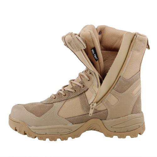 Bekleidung - Mil-Tec - Stiefel Taktische Patrol One Zip - Coyote - 12822305 - Militärstiefel