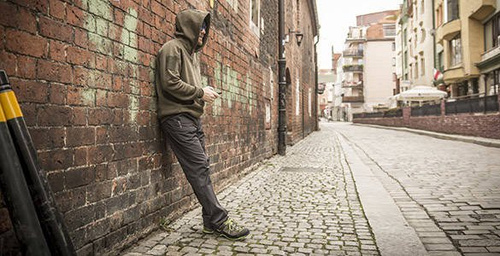 Helikon - Kapuzenpullover Urban Tactical Hoodie Lite - Blau - BL-ULK-CB-65 - Kapuzen-Sweatshirts