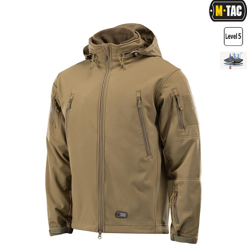 M-Tac - Gefütterte Soft Shell Jacke - Coyote - 20501003 - Softshell-Jacken