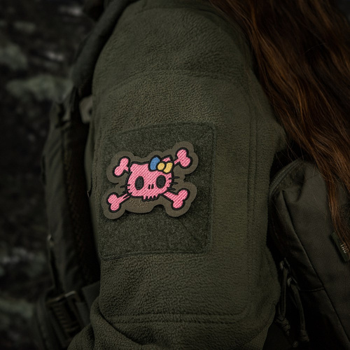 Verschiedenes - M-Tac – Kitty Pink Patch – Stickerei – Gelbe und Blaue Schleife – Ranger Green – 51393023 - Morale Patch