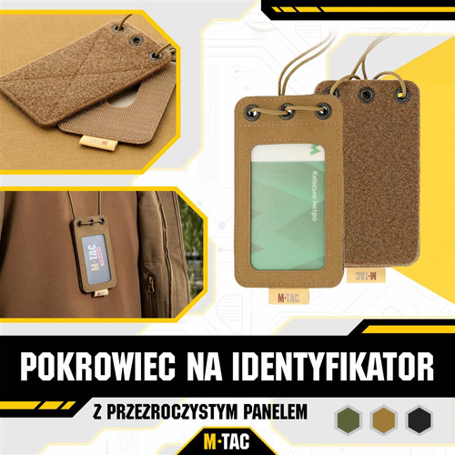 Ausrüstung - M-Tac - Ausweishalter mit transparentem Panel - Coyote - 10131005 - Sonstige