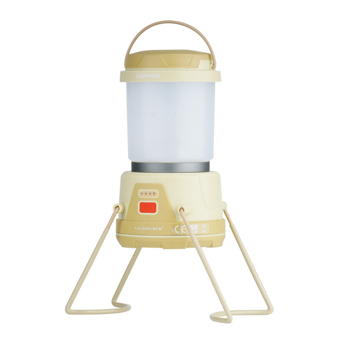 LED-Taschenlampen - Falcon Eye - Campinglampe Campfire - 1720 lm - Dimmer - Tan - FCL0032