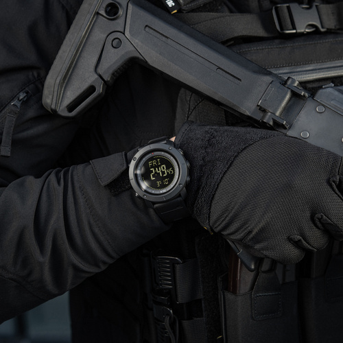 M-Tac - Taktische Uhr mit Kompass 2095 - Schwarz - 50009002 - Uhren